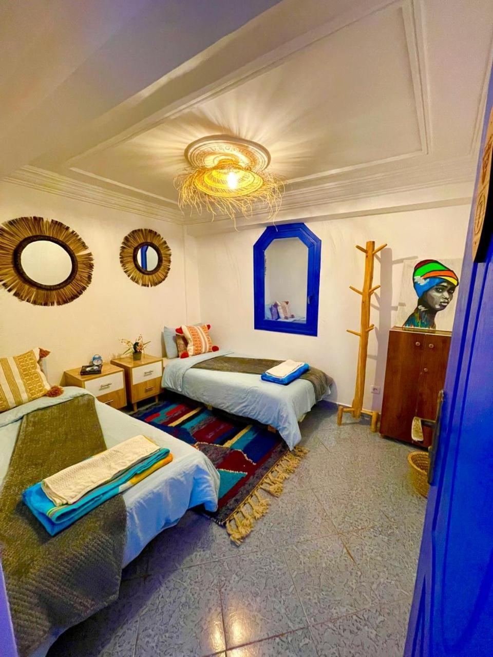Bed and Breakfast Surf & Salsa Ocean House Tamraght Exterior foto